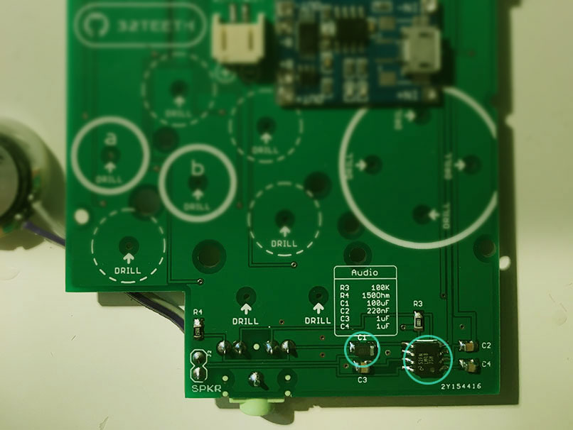 View of sound circuit