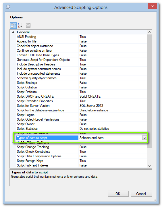 Schema and Data