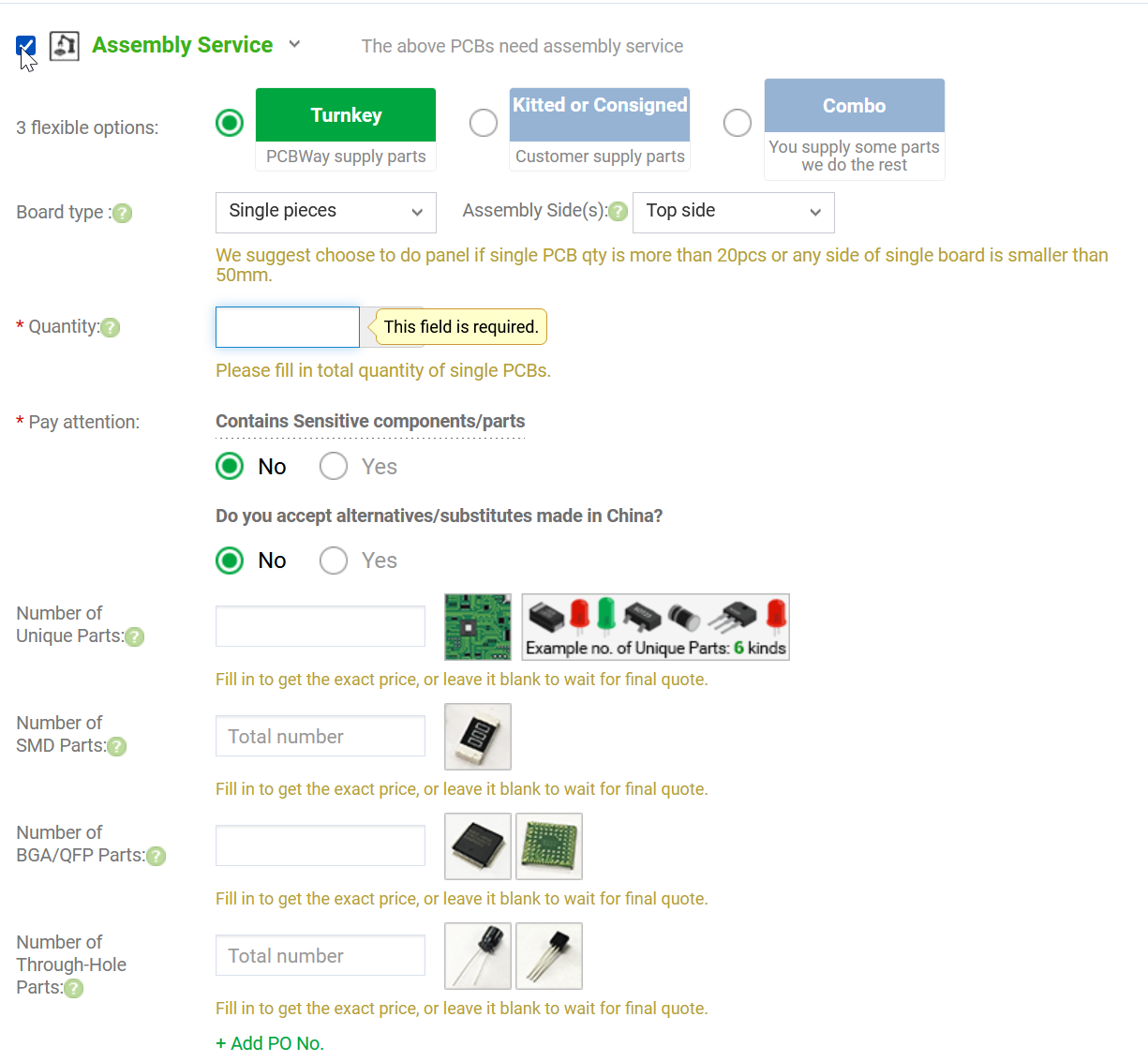 PCB assembly service