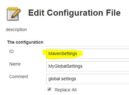 jenkins edit configuration file